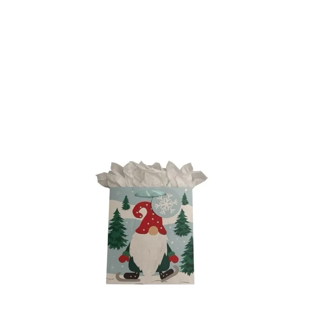 MB3. Set of 6 Festive Mixed Size Holiday Gift Bags